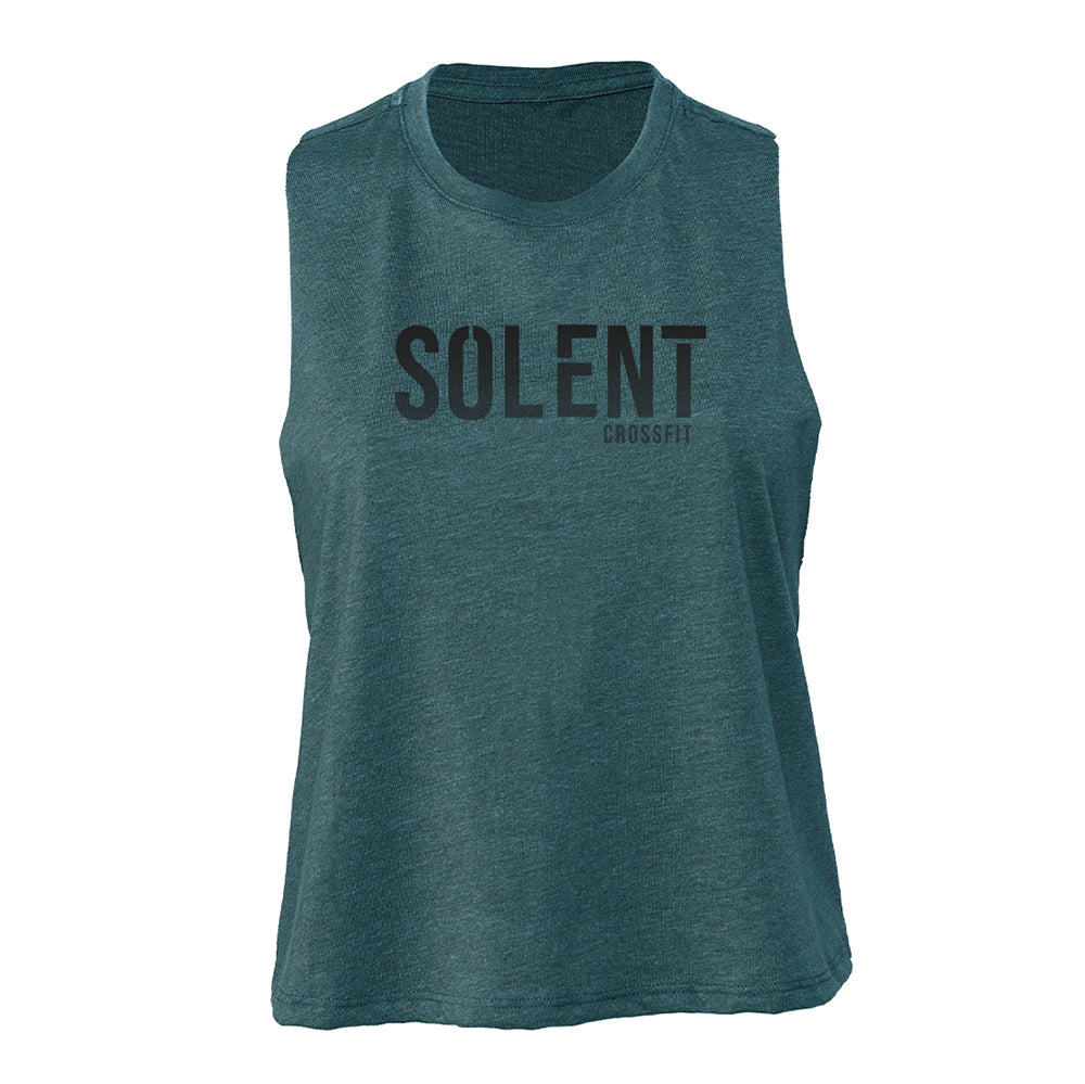 CROSSFIT SOLENT - STANDARD PRINT - CROPPED RACER BACK VEST