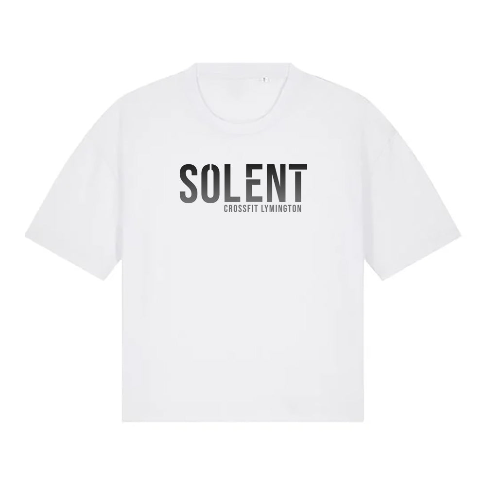 Ladies Boxy short T shirt - Standard Lymington Print