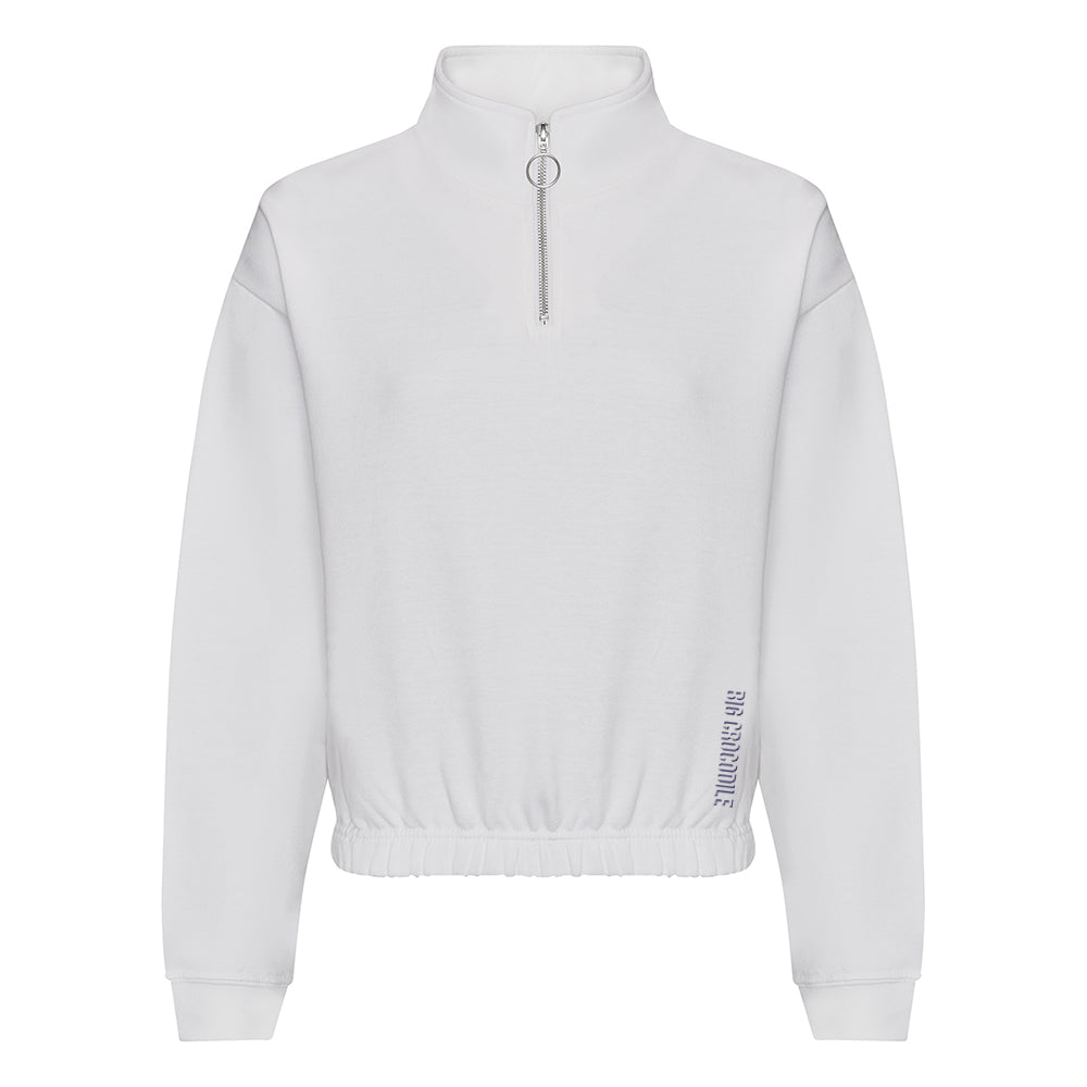 Cropped 1/4 zip Sweatshirt