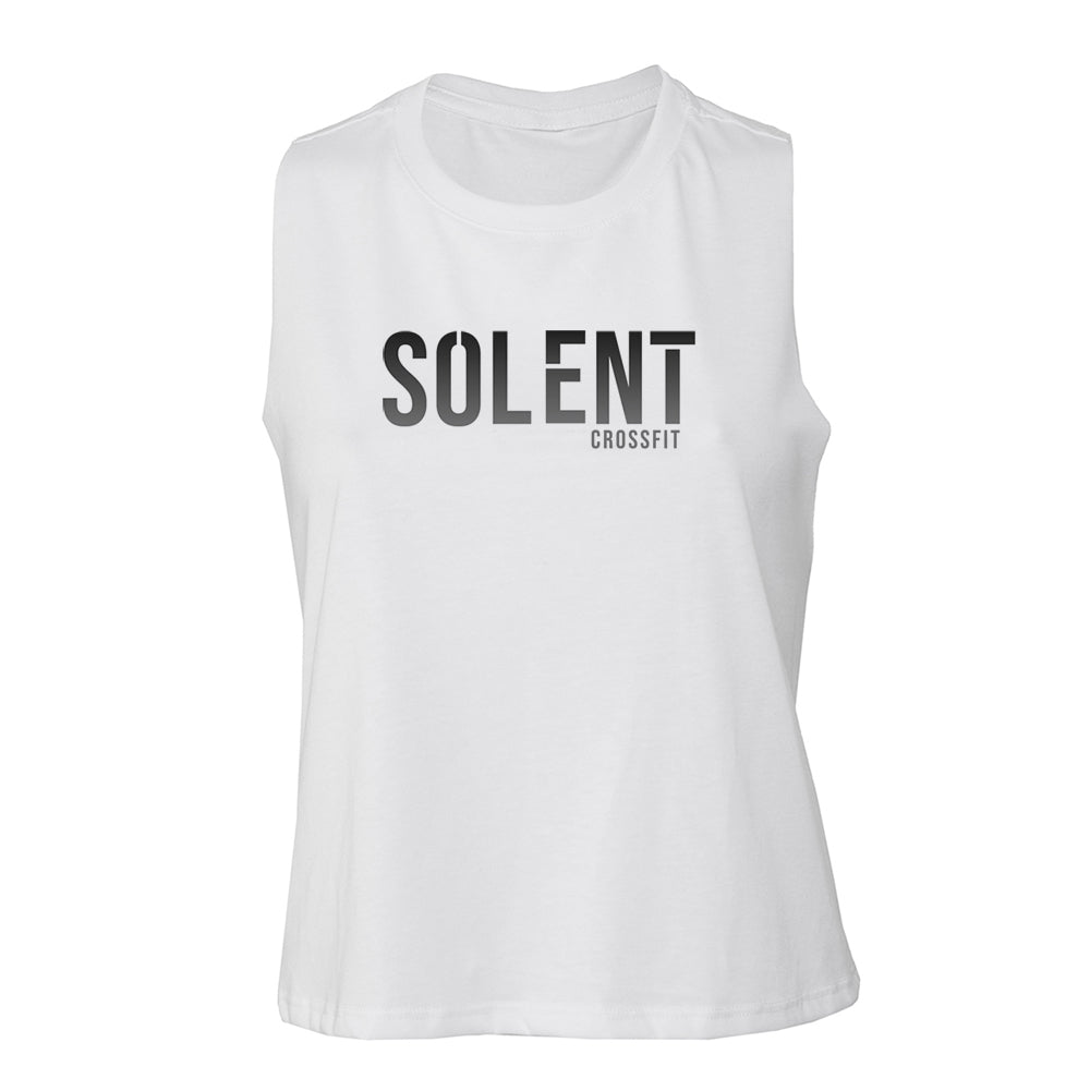 CROSSFIT SOLENT - STANDARD PRINT - CROPPED RACER BACK VEST