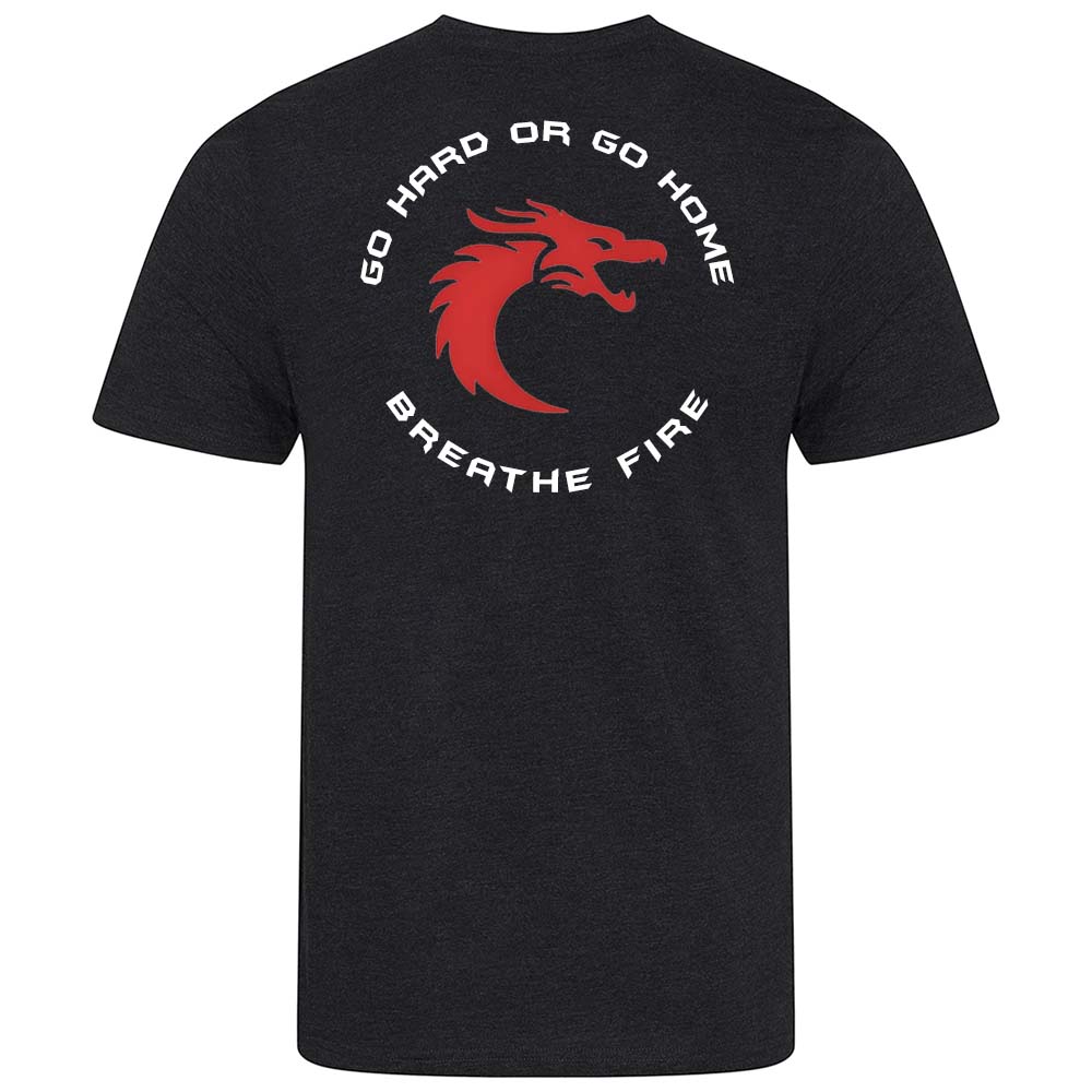 Dragon Fitness &quot;Go Hard or Go Home&quot; Unisex Tshirt