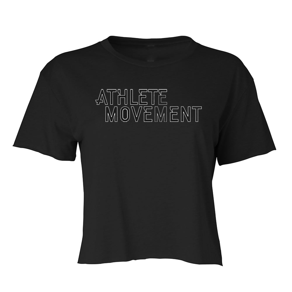 Athlete Movement - Outline Design - Cropped T shirt