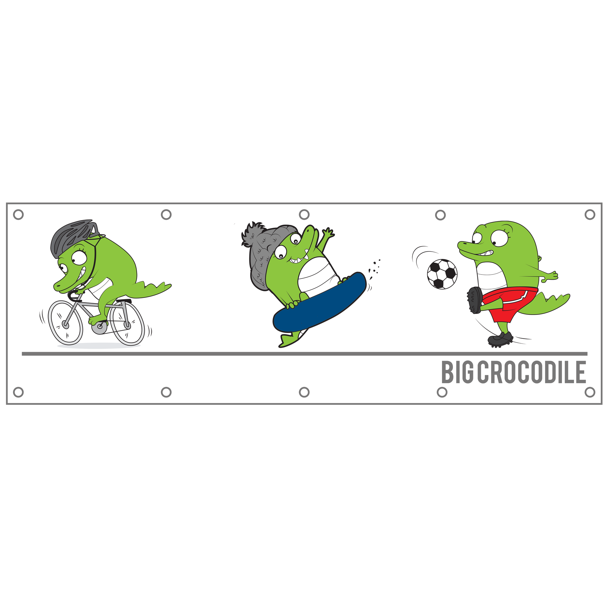 Banner - Big Crocodile Banner - Build Your Own