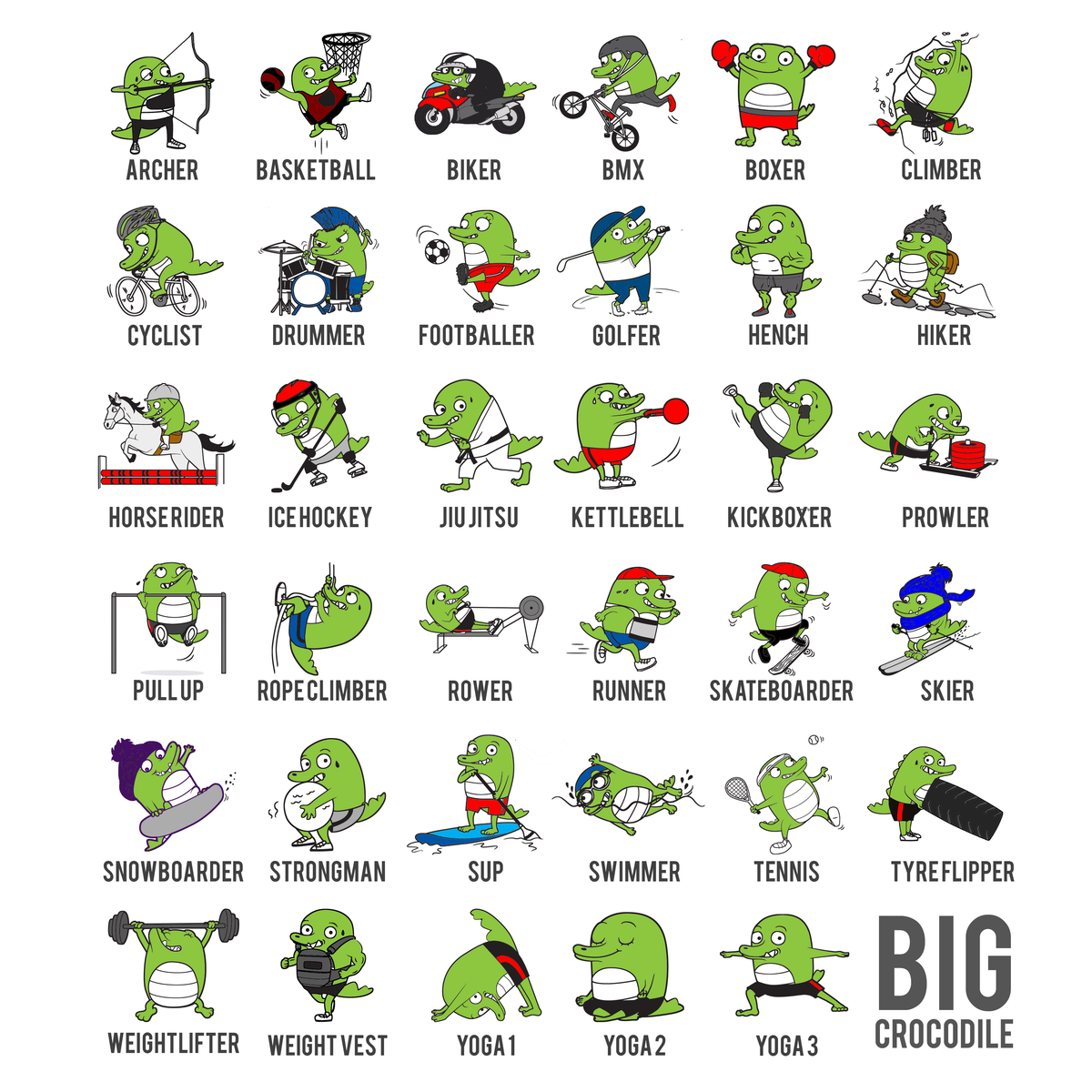 Banner - Big Crocodile Banner - Build Your Own