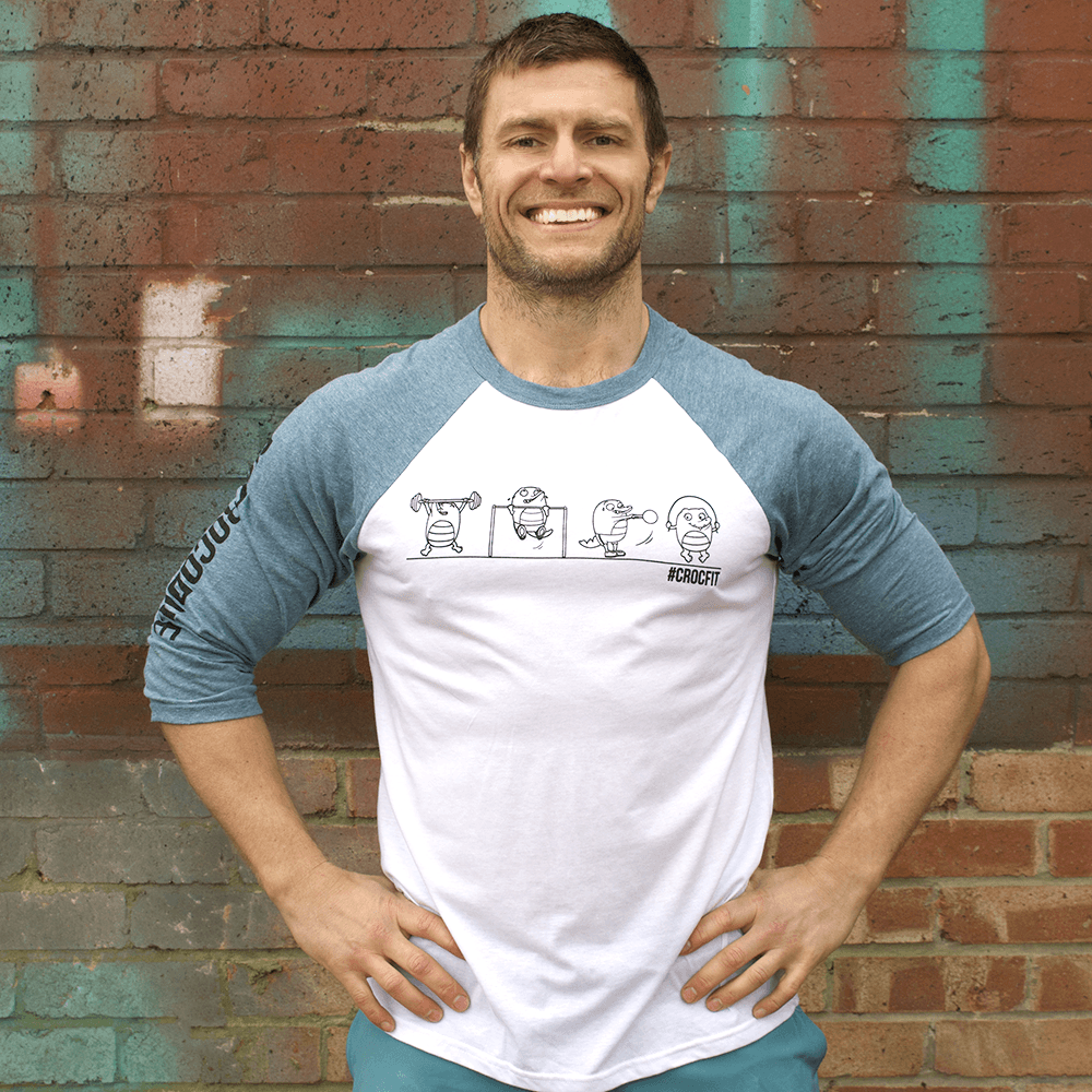 #Crocfit Baseball Top - Choose your Croc - Big Crocodile