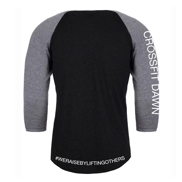 Baseball Top - CrossFit Dawn - Black/Grey Baseball Top
