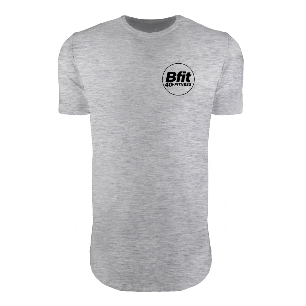 B Fit - Long Body Unisex T shirt - Small Logo