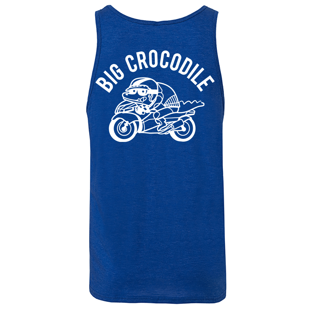 Biker Mens Vest - Big Crocodile