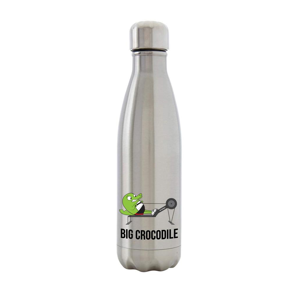 Bottle - Silver Metal Bottle - Choose Your Croc