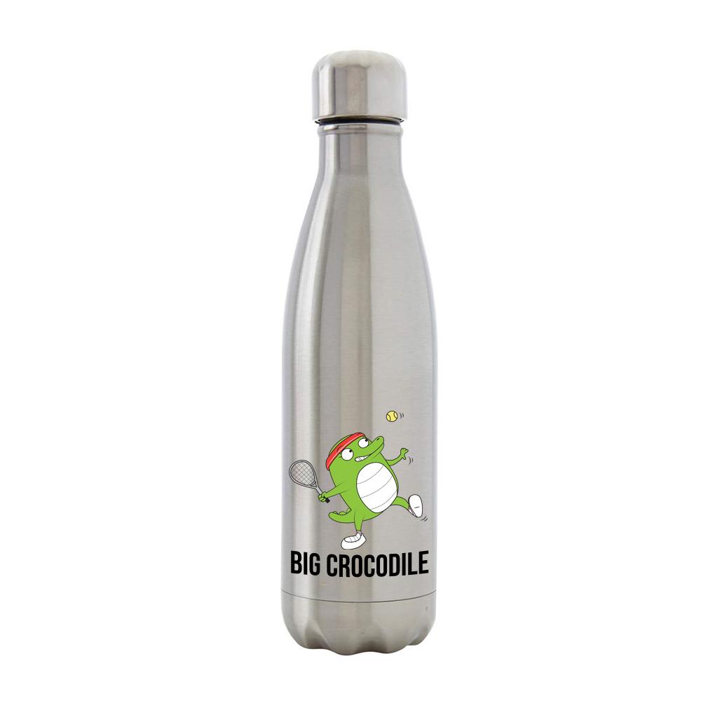 Bottle - Silver Metal Bottle - Choose Your Croc