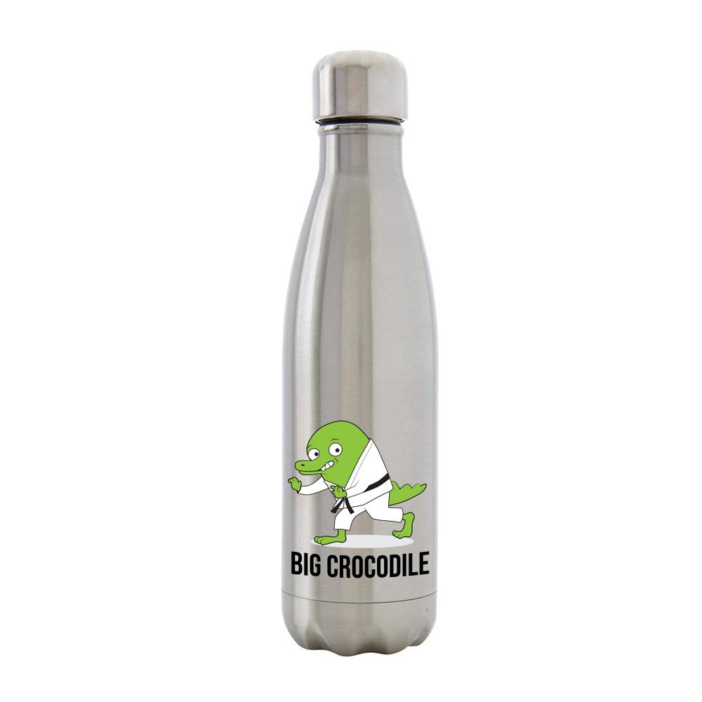 Bottle - Silver Metal Bottle - Choose Your Croc