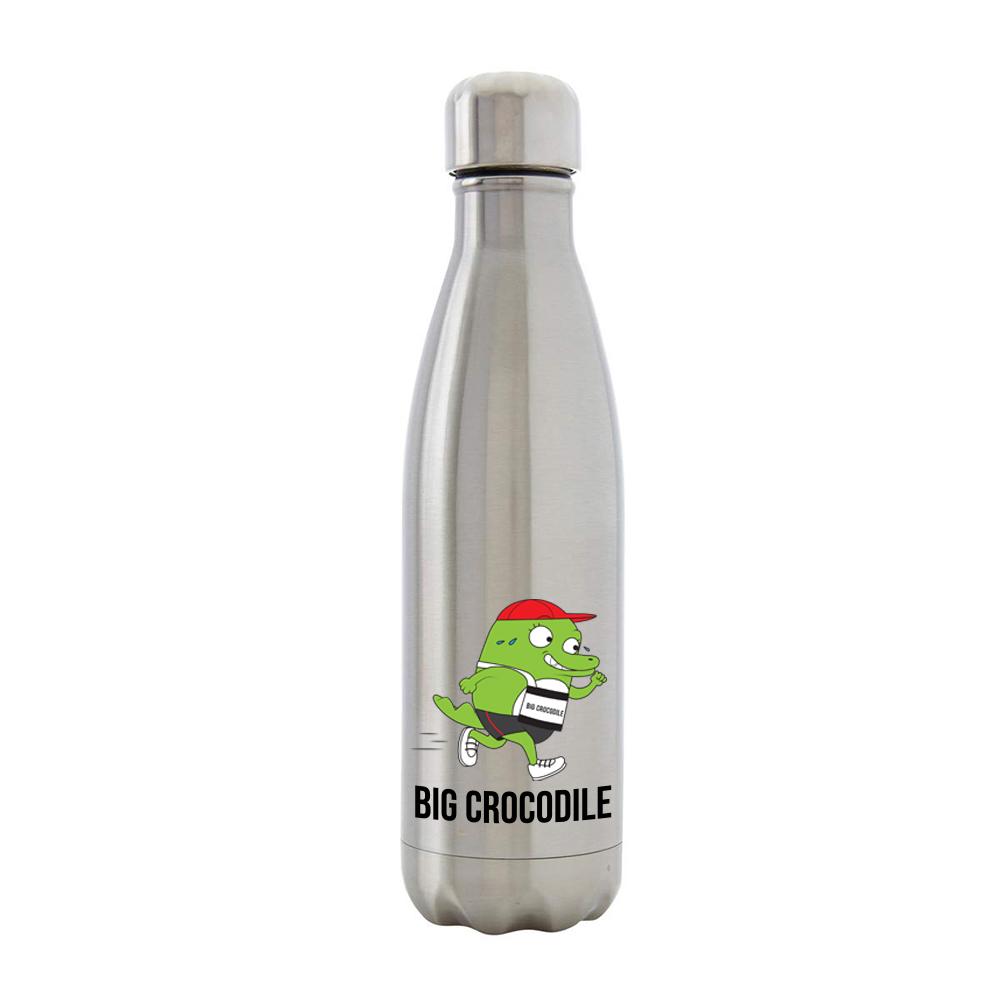 Bottle - Silver Metal Bottle - Choose Your Croc