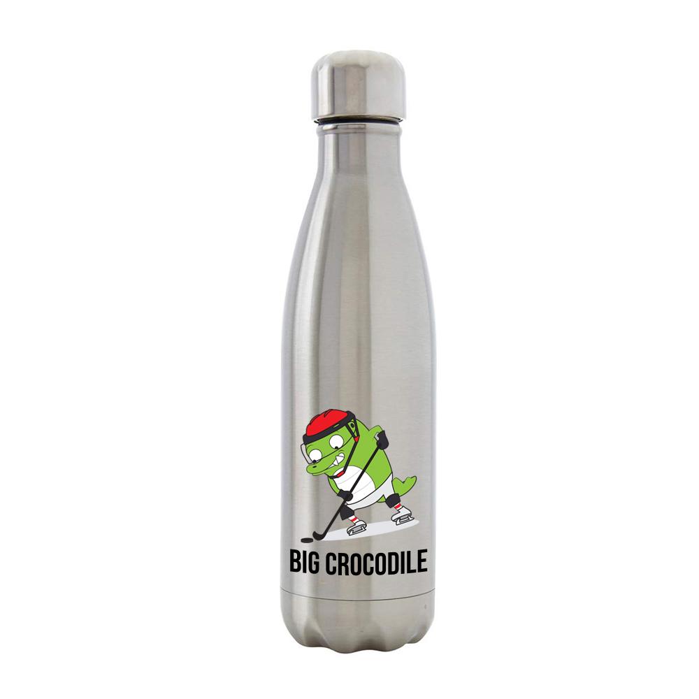 Bottle - Silver Metal Bottle - Choose Your Croc