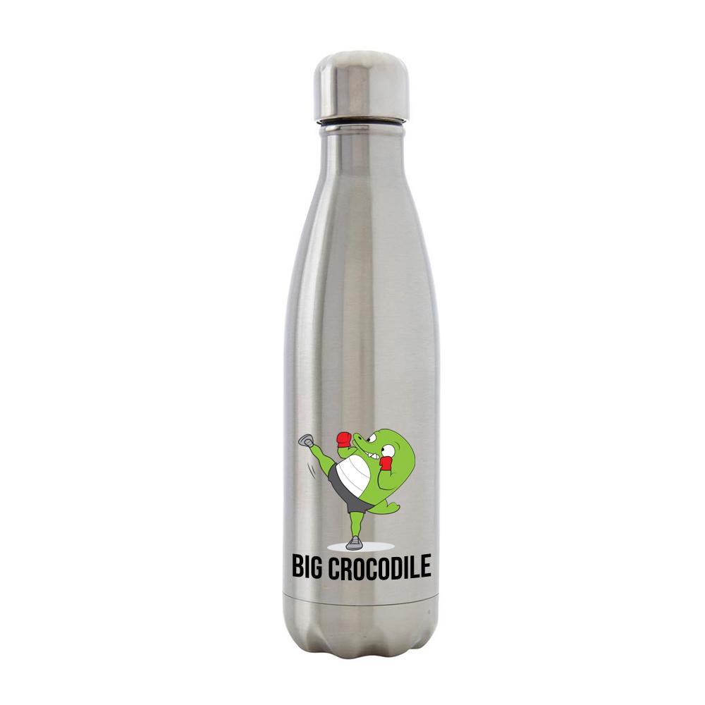 Bottle - Silver Metal Bottle - Choose Your Croc