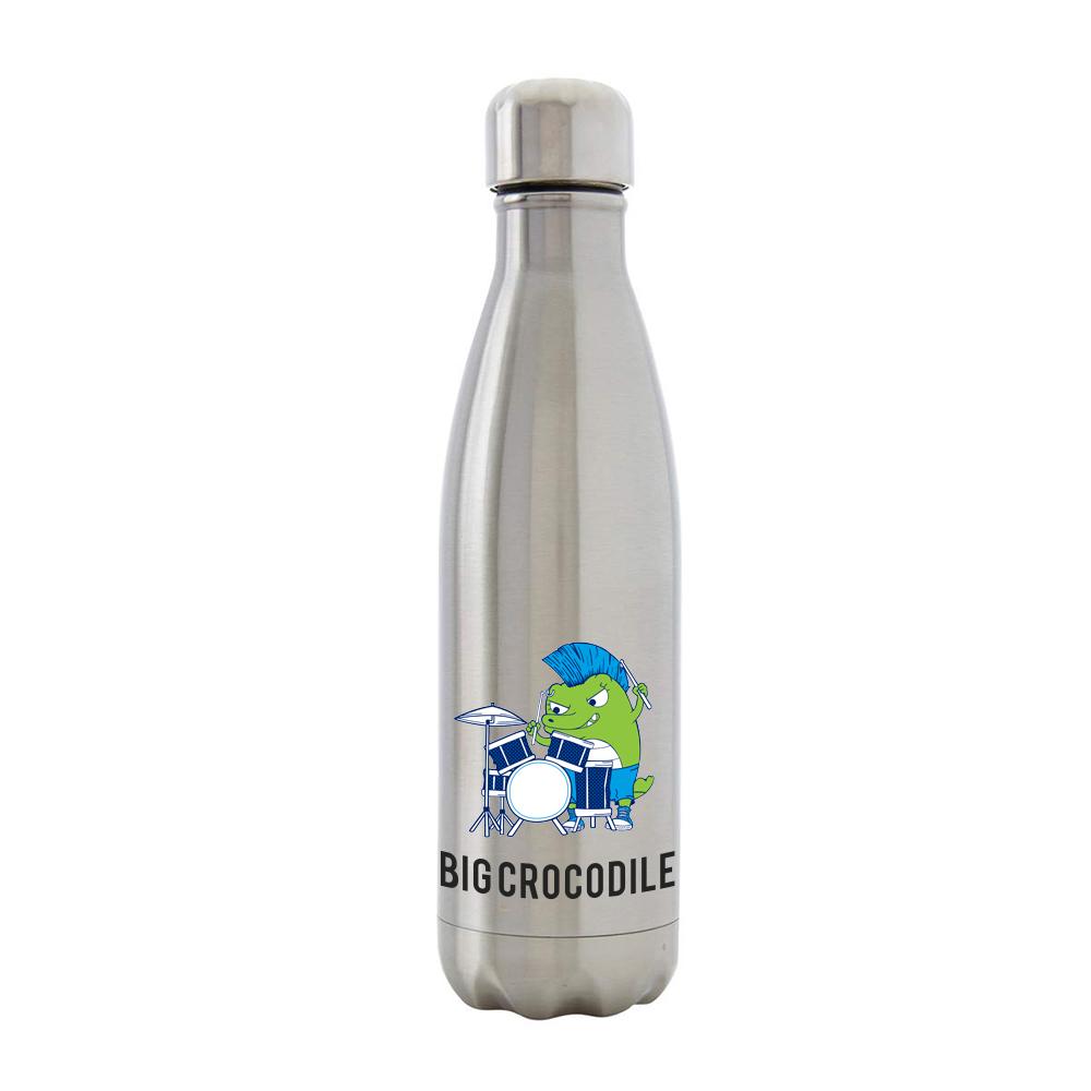 Bottle - Silver Metal Bottle - Choose Your Croc