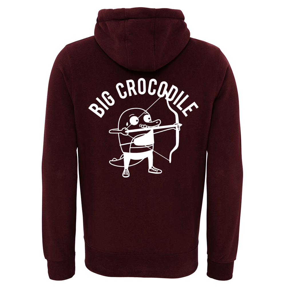 Choose Your Croc Fleece Lined Zip Up Hoodie - Big Crocodile