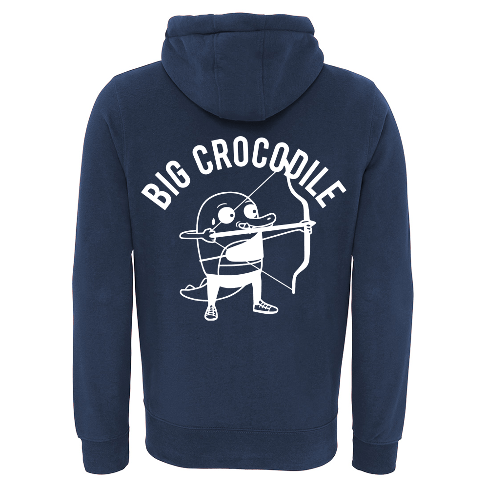 Choose Your Croc Fleece Lined Zip Up Hoodie - Big Crocodile
