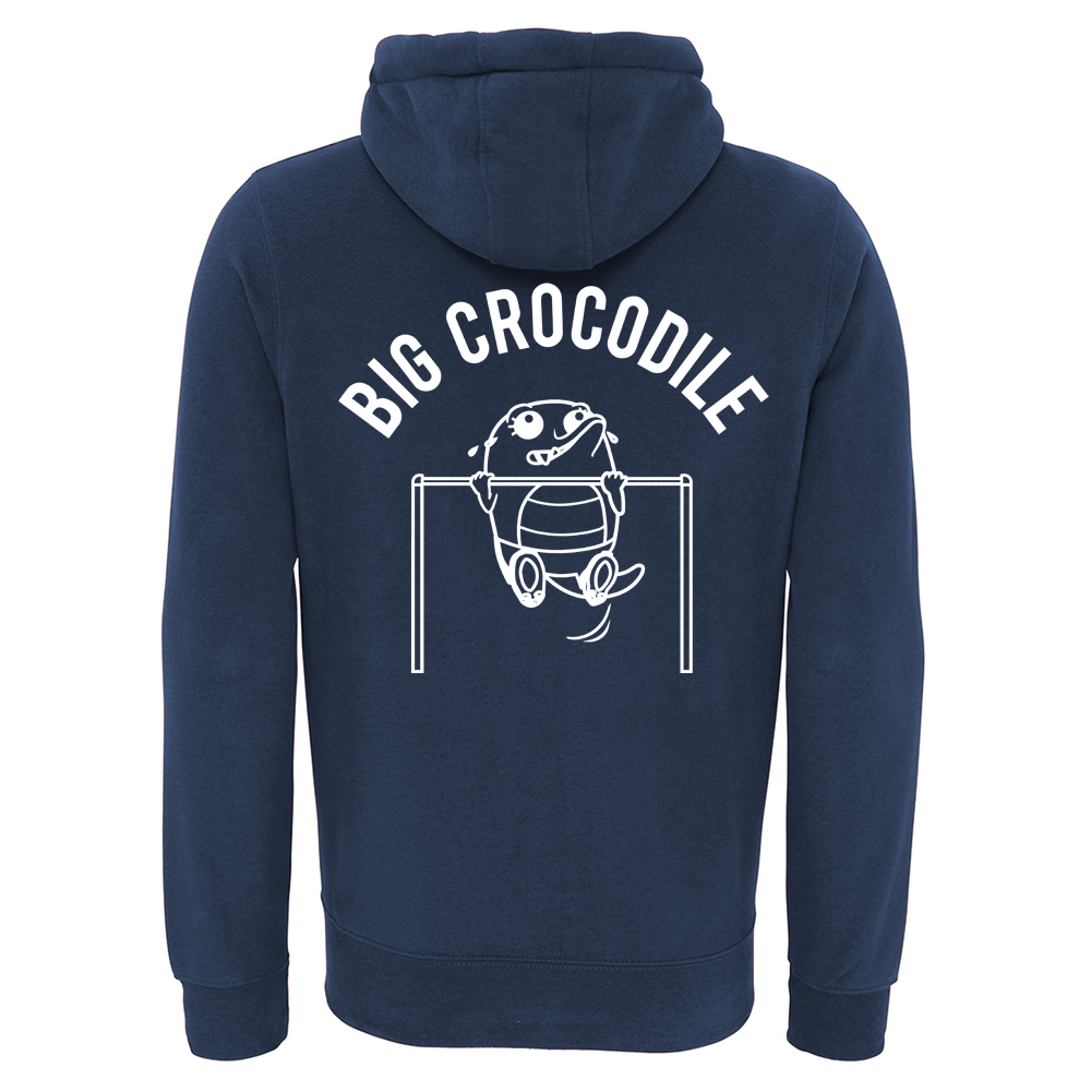 Choose Your Croc Fleece Lined Zip Up Hoodie - Big Crocodile