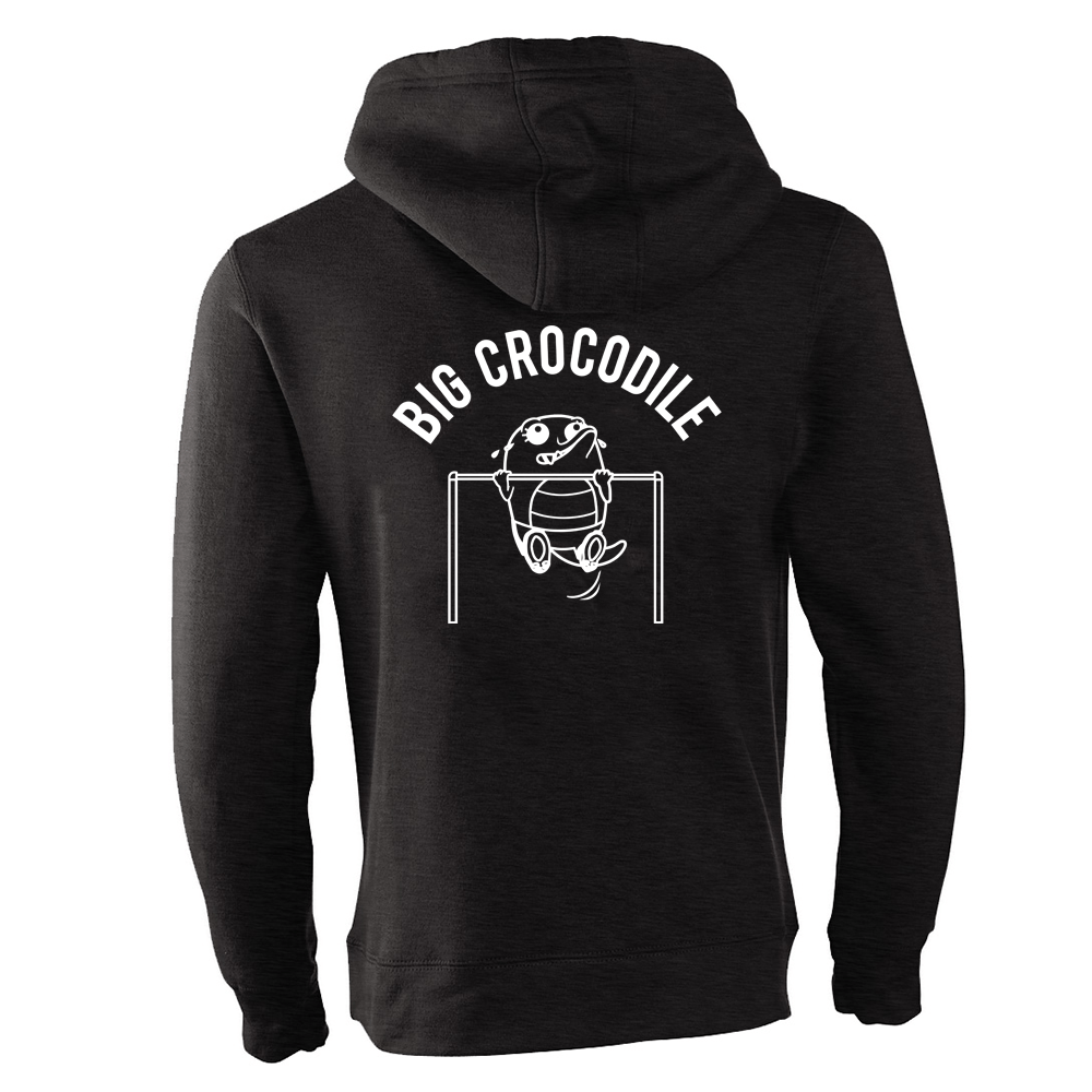 Choose Your Croc Fleece Lined Zip Up Hoodie - Big Crocodile