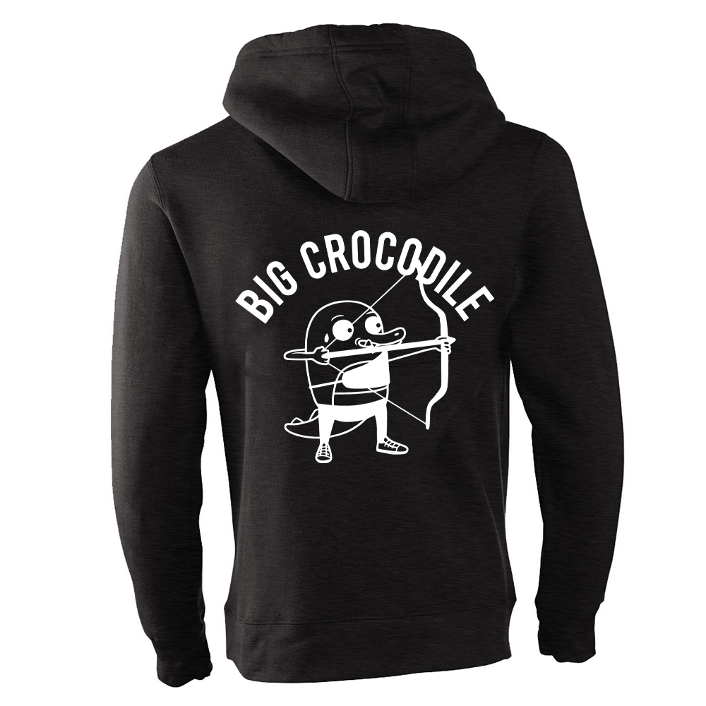Choose Your Croc Fleece Lined Zip Up Hoodie - Big Crocodile