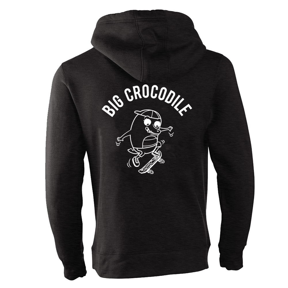 Choose Your Croc Fleece Lined Zip Up Hoodie - Big Crocodile
