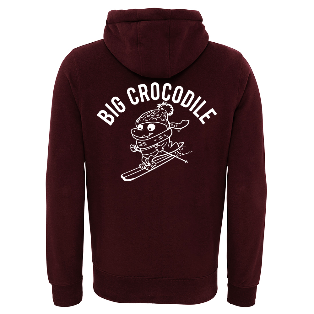 Choose Your Croc Fleece Lined Zip Up Hoodie - Big Crocodile