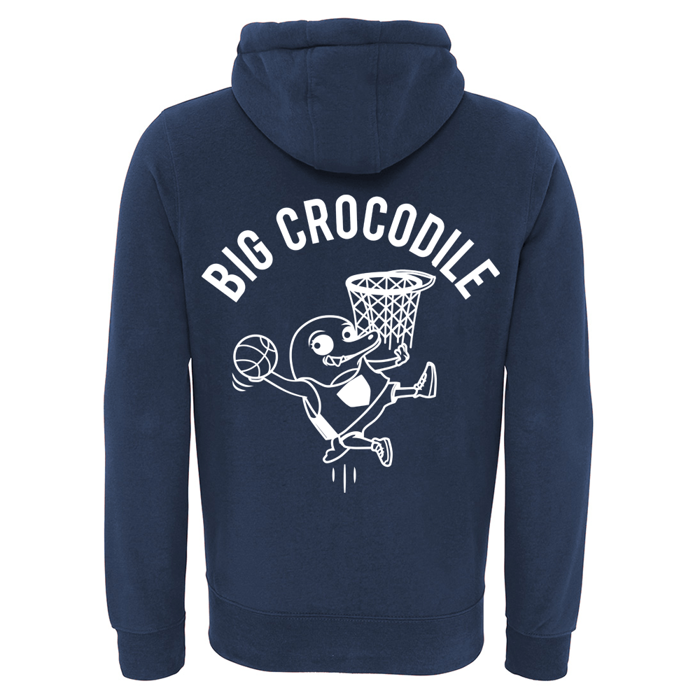 Gym hoody with cosy fleece lining and zip, really soft and comfortable - Big  Crocodile