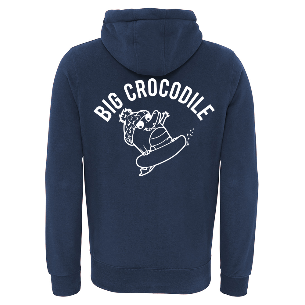 Choose Your Croc Fleece Lined Zip Up Hoodie - Big Crocodile