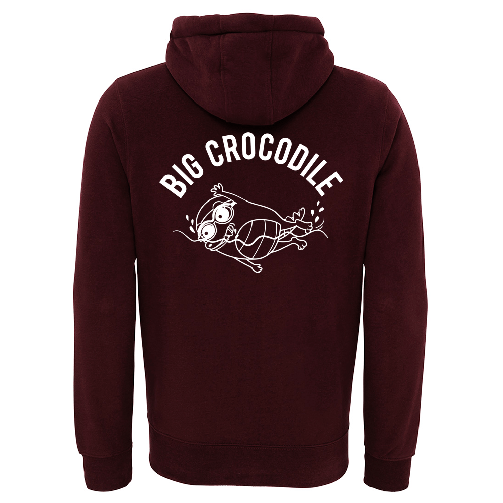 Choose Your Croc Fleece Lined Zip Up Hoodie - Big Crocodile