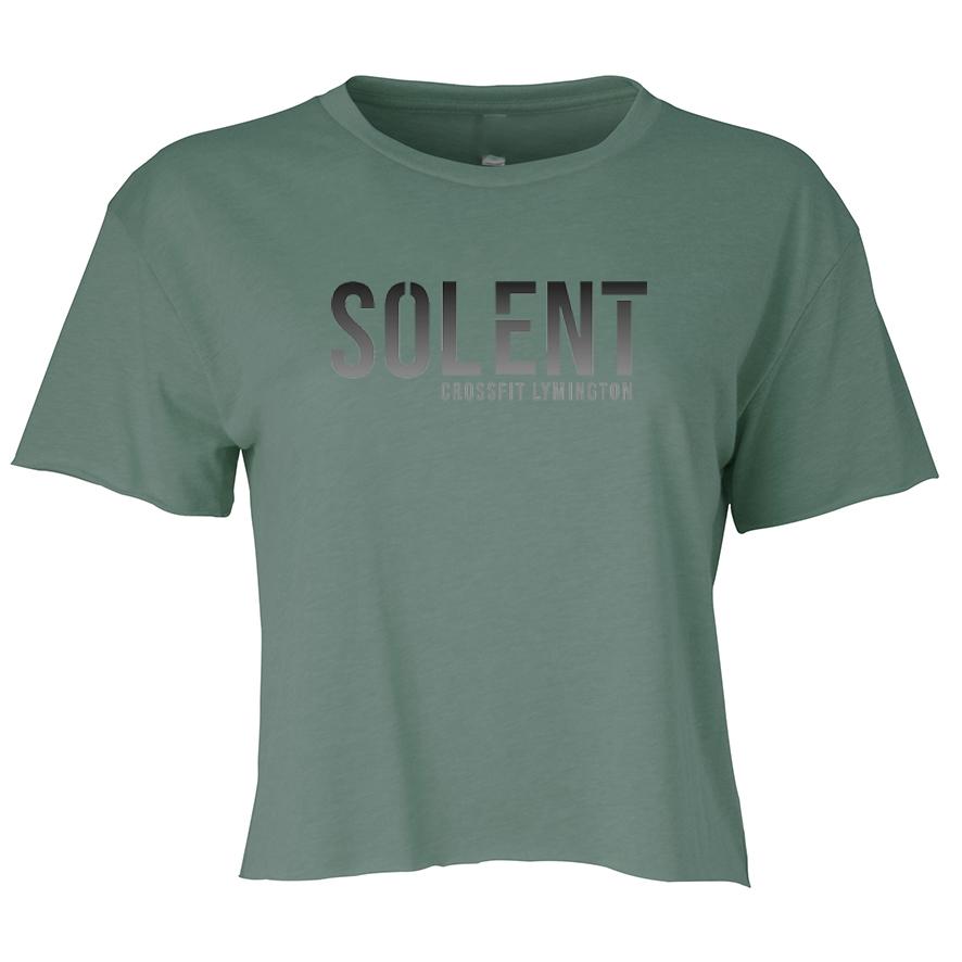 Cropped T Shirt - Lymington Print