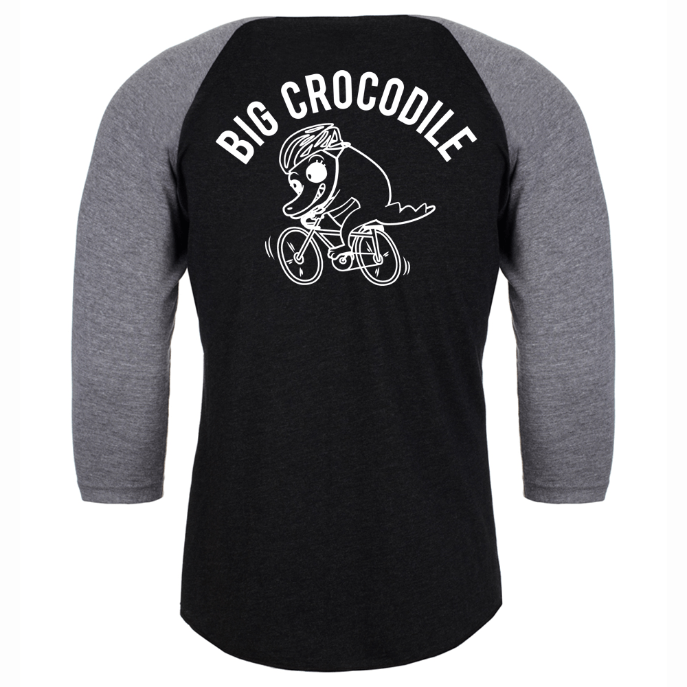 Cyclist Baseball Top - Big Crocodile