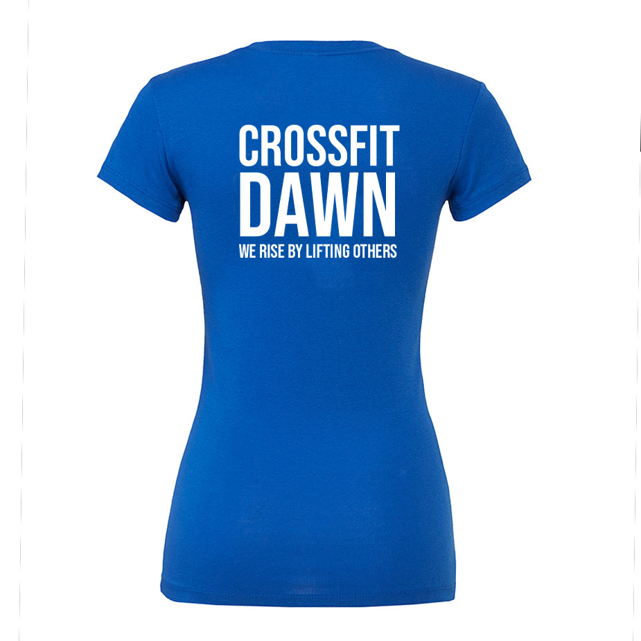 CROSSFIT DAWN Ladies Royal Cut T shirt -