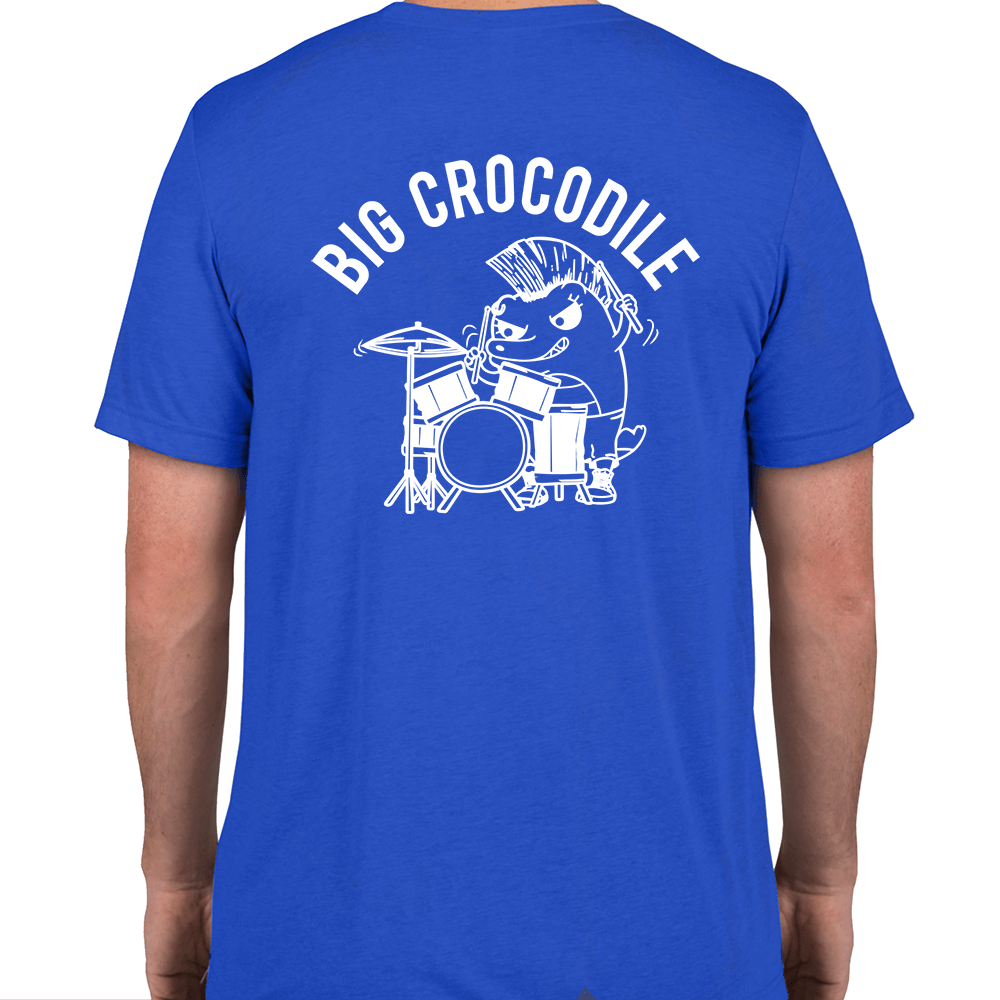 Drummer T Shirt - Big Crocodile