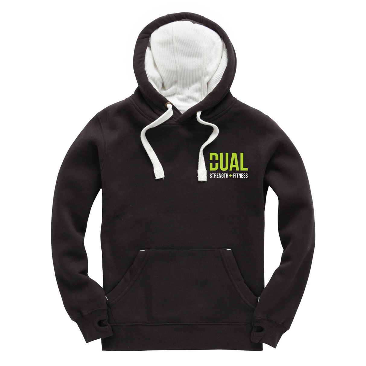 Dual Strength And Fitness - Luxury Pullover Hoodie