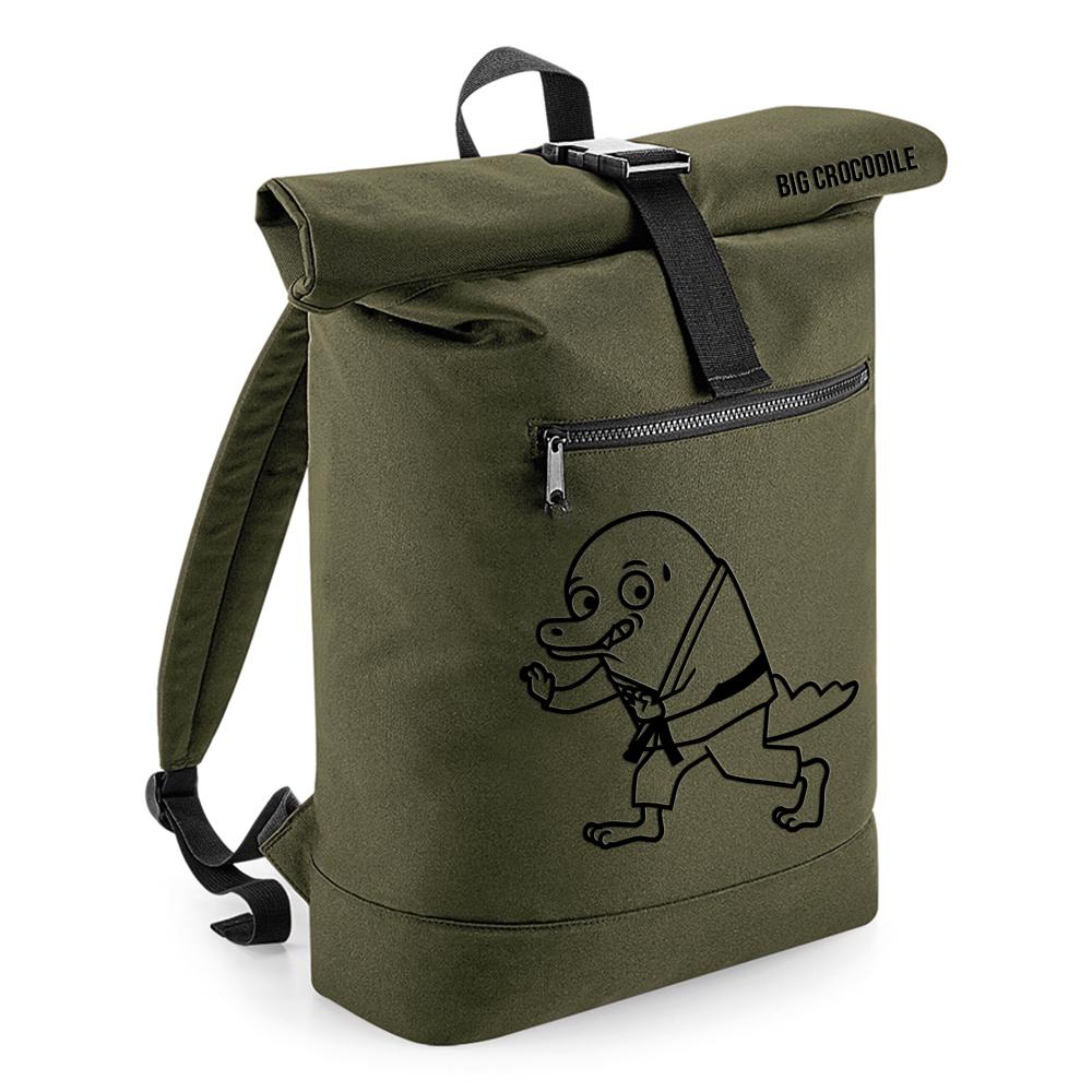Khaki - Roll Top Ruck Sack - Choose Your Croc
