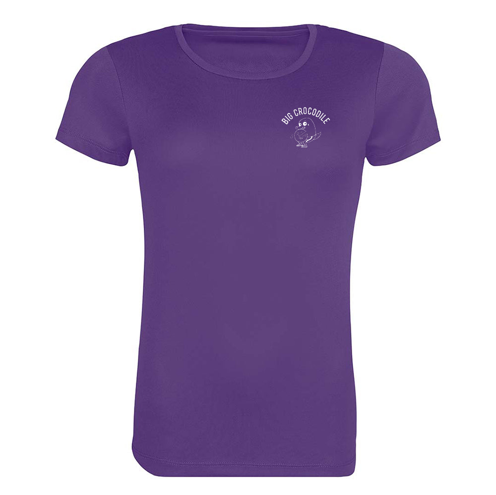 Sports Style Recycled Fabric Ladies Fit T shirt - Choose your Croc