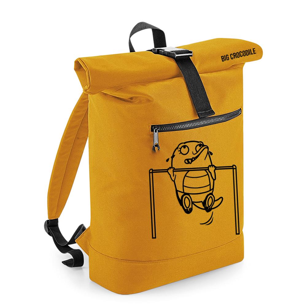 Mustard - Roll Top Ruck Sack - Choose Your Croc