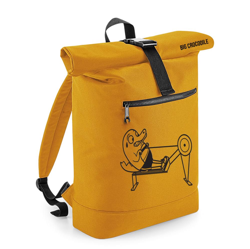 Mustard - Roll Top Ruck Sack - Choose Your Croc