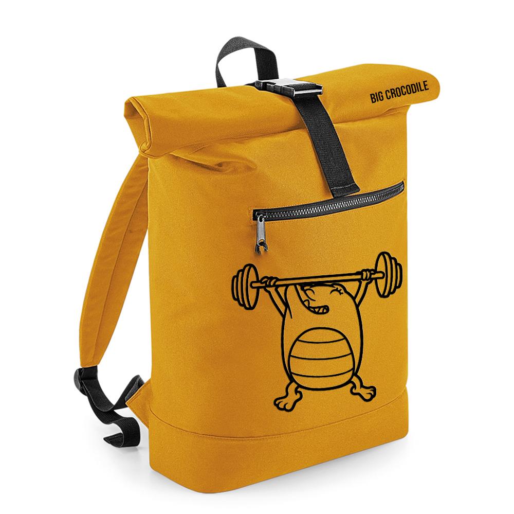 Mustard - Roll Top Ruck Sack - Choose Your Croc