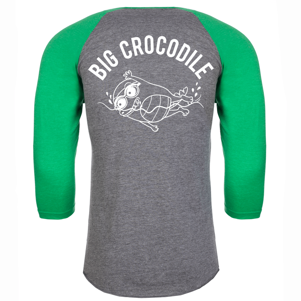 Swimmer Baseball Top - Big Crocodile