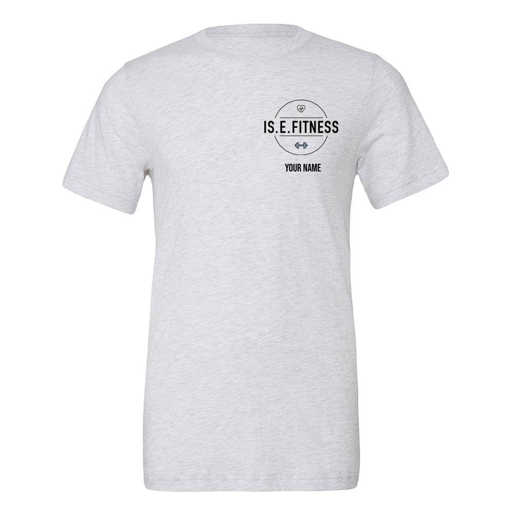 T Shirt - IS.E.FITNESS White Marl T Shirt