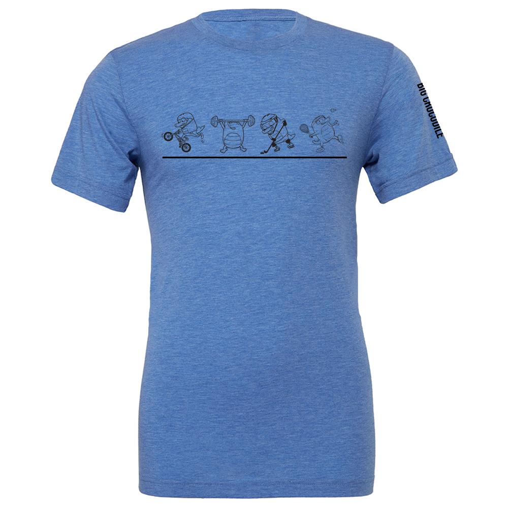 T Shirt - Quad T Shirt - 4 Crocs Of Your Choice