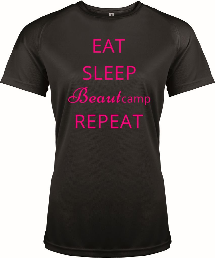 Vest - Beautcamp T Shirt - Eat Sleep Beautcamp Repeat