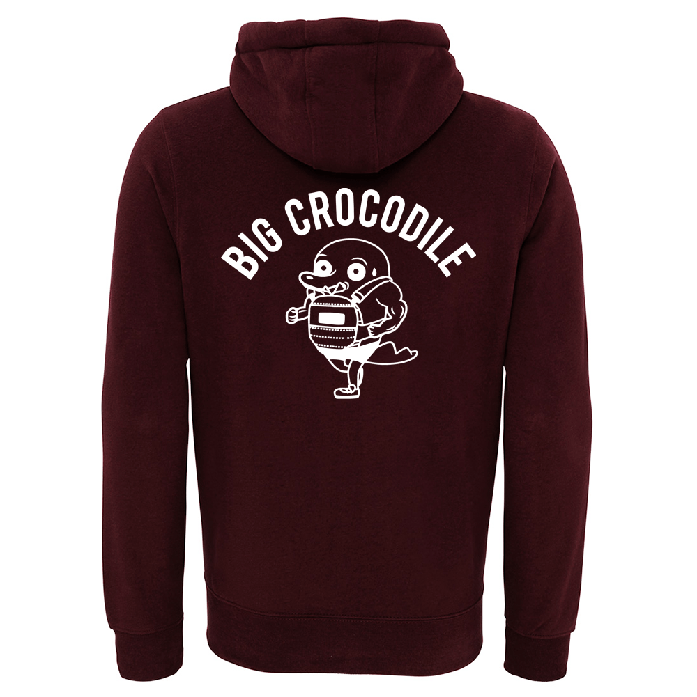 Weight Vest Fleece Lined Zip Up Hoodie - Big Crocodile