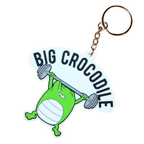 Weightlifter Croc Keyring - Big Crocodile