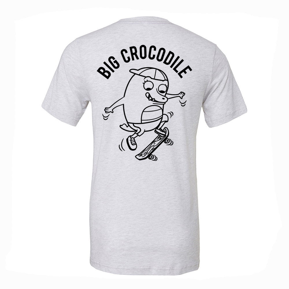 White Marl - T Shirt - Choose Your Croc