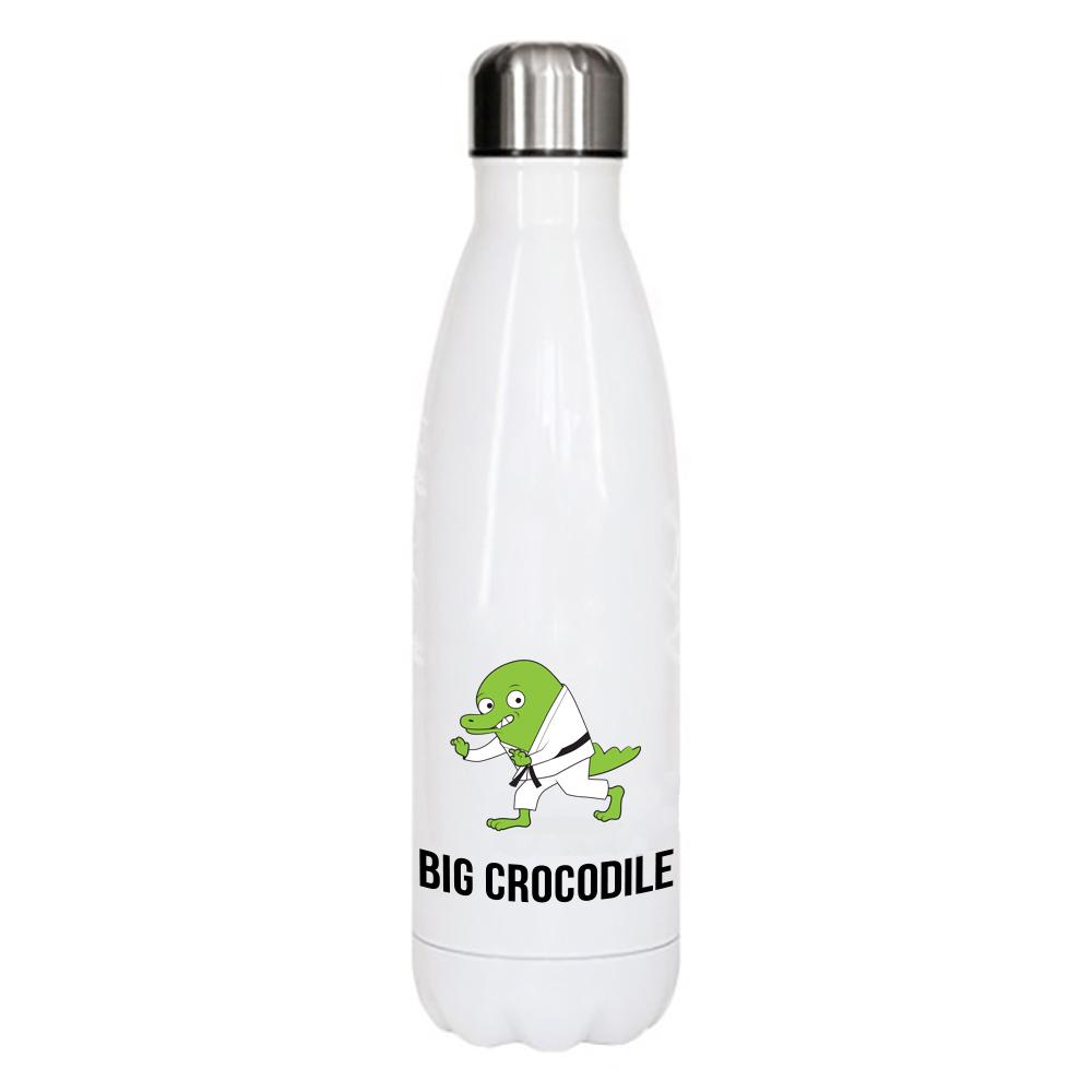 White Metal Bottle - Choose Your Croc