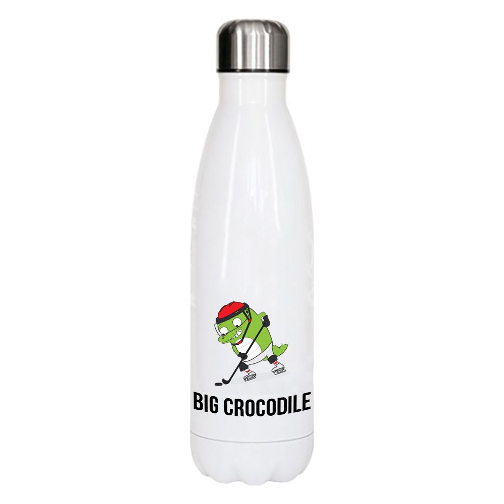 White Metal Bottle - Choose Your Croc