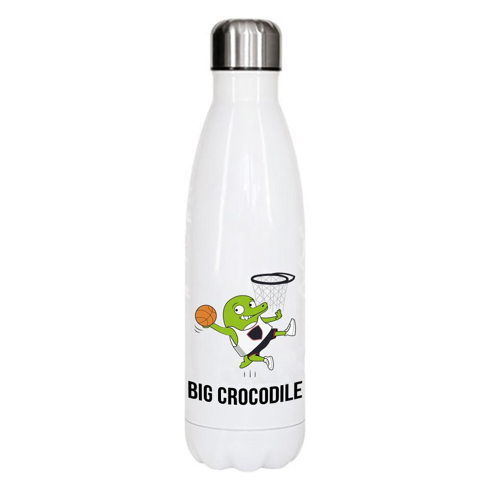 White Metal Bottle - Choose Your Croc