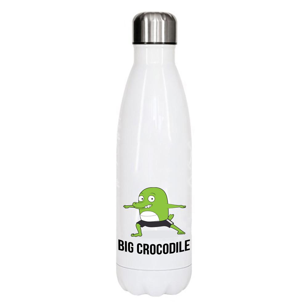 White Metal Bottle - Choose Your Croc